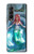S3911 Jolie petite sirène Aqua Spa Etui Coque Housse pour Samsung Galaxy Z Fold 3 5G