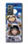 S3915 Costume d'astronaute paresseux pour bébé fille raton laveur Etui Coque Housse pour Samsung Galaxy Z Fold2 5G