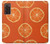 S3946 Motif orange sans couture Etui Coque Housse pour Samsung Galaxy Z Fold2 5G