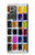 S3956 Graphique de boîte à palette aquarelle Etui Coque Housse pour Samsung Galaxy Z Fold2 5G