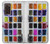S3956 Graphique de boîte à palette aquarelle Etui Coque Housse pour Samsung Galaxy Z Fold2 5G