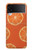 S3946 Motif orange sans couture Etui Coque Housse pour Samsung Galaxy Z Flip 3 5G