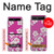 S3924 Fond rose fleur de cerisier Etui Coque Housse pour Samsung Galaxy Z Flip 5G