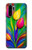 S3926 Peinture à l'huile de tulipe colorée Etui Coque Housse pour Huawei P30 Pro