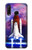 S3913 Navette spatiale nébuleuse colorée Etui Coque Housse pour Huawei P30 lite
