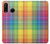 S3942 Tartan à carreaux arc-en-ciel LGBTQ Etui Coque Housse pour Huawei P30 lite