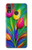 S3926 Peinture à l'huile de tulipe colorée Etui Coque Housse pour Huawei P20 Lite