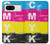 S3930 Clé jaune cyan magenta Etui Coque Housse pour Google Pixel 8