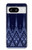 S3950 Motif textile thaïlandais bleu Etui Coque Housse pour Google Pixel 8