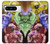 S3914 Galaxie colorée de costume d'astronaute de nébuleuse Etui Coque Housse pour Google Pixel 8 pro