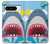 S3947 Caricature d'hélicoptère de requin Etui Coque Housse pour Google Pixel 8 pro