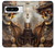 S3949 Crâne Steampunk Fumer Etui Coque Housse pour Google Pixel 8 pro