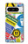 S3960 Collage d'autocollants de signalisation de sécurité Etui Coque Housse pour Google Pixel 8 pro