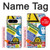 S3960 Collage d'autocollants de signalisation de sécurité Etui Coque Housse pour Google Pixel 8 pro