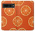 S3946 Motif orange sans couture Etui Coque Housse pour Google Pixel 7 Pro