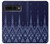 S3950 Motif textile thaïlandais bleu Etui Coque Housse pour Google Pixel 7 Pro