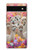 S3916 Alpaga Famille Bébé Alpaga Etui Coque Housse pour Google Pixel 6a