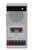 S3953 Graphique de lecteur de cassettes vintage Etui Coque Housse pour Google Pixel 6a