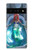 S3912 Jolie petite sirène Aqua Spa Etui Coque Housse pour Google Pixel 6 Pro