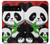 S3929 Panda mignon mangeant du bambou Etui Coque Housse pour Google Pixel 6 Pro