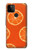 S3946 Motif orange sans couture Etui Coque Housse pour Google Pixel 5A 5G