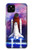S3913 Navette spatiale nébuleuse colorée Etui Coque Housse pour Google Pixel 4a 5G