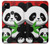 S3929 Panda mignon mangeant du bambou Etui Coque Housse pour Google Pixel 4a
