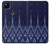 S3950 Motif textile thaïlandais bleu Etui Coque Housse pour Google Pixel 4a