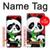 S3929 Panda mignon mangeant du bambou Etui Coque Housse pour Google Pixel 3a XL