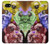 S3914 Galaxie colorée de costume d'astronaute de nébuleuse Etui Coque Housse pour Google Pixel 2 XL