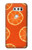 S3946 Motif orange sans couture Etui Coque Housse pour LG V30, LG V30 Plus, LG V30S ThinQ, LG V35, LG V35 ThinQ