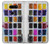S3956 Graphique de boîte à palette aquarelle Etui Coque Housse pour LG V30, LG V30 Plus, LG V30S ThinQ, LG V35, LG V35 ThinQ