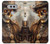 S3949 Crâne Steampunk Fumer Etui Coque Housse pour LG V20