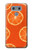 S3946 Motif orange sans couture Etui Coque Housse pour LG G6