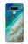 S3920 Couleur bleu océan abstrait émeraude mélangée Etui Coque Housse pour LG Stylo 6
