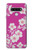 S3924 Fond rose fleur de cerisier Etui Coque Housse pour LG Stylo 6