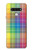 S3942 Tartan à carreaux arc-en-ciel LGBTQ Etui Coque Housse pour LG Stylo 6