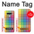 S3942 Tartan à carreaux arc-en-ciel LGBTQ Etui Coque Housse pour LG Stylo 6