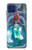 S3912 Jolie petite sirène Aqua Spa Etui Coque Housse pour Motorola One 5G