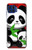 S3929 Panda mignon mangeant du bambou Etui Coque Housse pour Motorola One 5G
