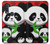 S3929 Panda mignon mangeant du bambou Etui Coque Housse pour Motorola One Action (Moto P40 Power)