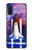 S3913 Navette spatiale nébuleuse colorée Etui Coque Housse pour Motorola G Pure
