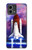 S3913 Navette spatiale nébuleuse colorée Etui Coque Housse pour Motorola Moto G Stylus 5G (2023)