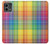 S3942 Tartan à carreaux arc-en-ciel LGBTQ Etui Coque Housse pour Motorola Moto G Stylus 5G (2023)