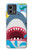 S3947 Caricature d'hélicoptère de requin Etui Coque Housse pour Motorola Moto G Stylus 5G (2023)