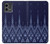 S3950 Motif textile thaïlandais bleu Etui Coque Housse pour Motorola Moto G Stylus 5G (2023)