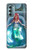 S3911 Jolie petite sirène Aqua Spa Etui Coque Housse pour Motorola Moto G Stylus 5G (2022)
