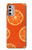 S3946 Motif orange sans couture Etui Coque Housse pour Motorola Moto G Stylus 4G (2022)