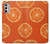 S3946 Motif orange sans couture Etui Coque Housse pour Motorola Moto G Stylus 4G (2022)