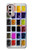 S3956 Graphique de boîte à palette aquarelle Etui Coque Housse pour Motorola Moto G Stylus 4G (2022)